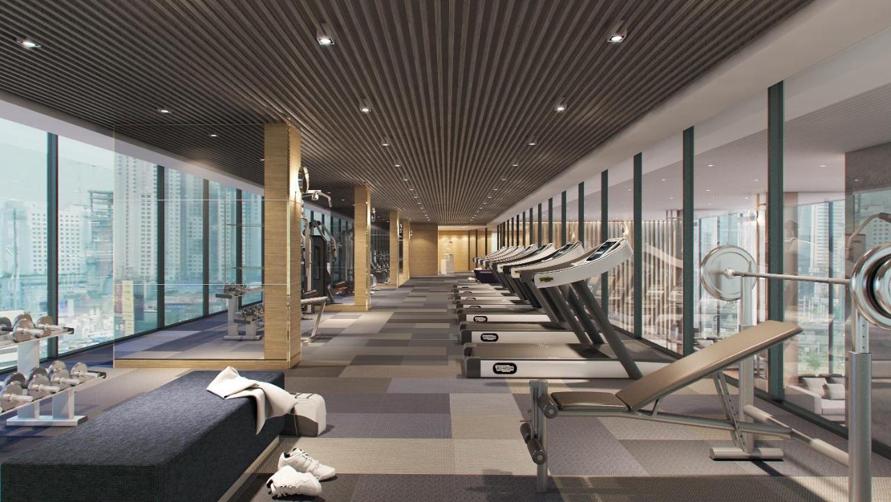Somerset Rama 9 Bangkok Exteriér fotografie The gym at the hotel