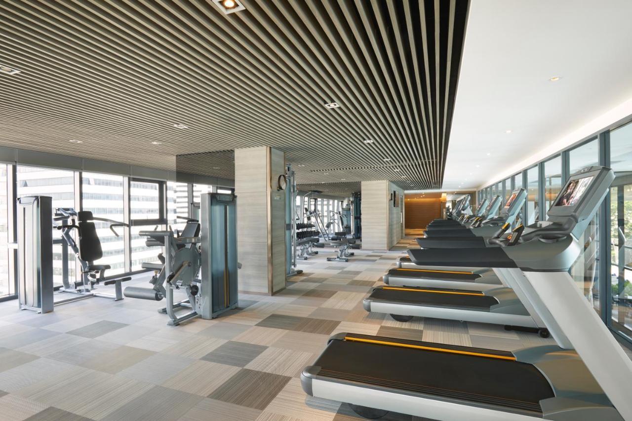 Somerset Rama 9 Bangkok Exteriér fotografie The gym at the 1000m² Club