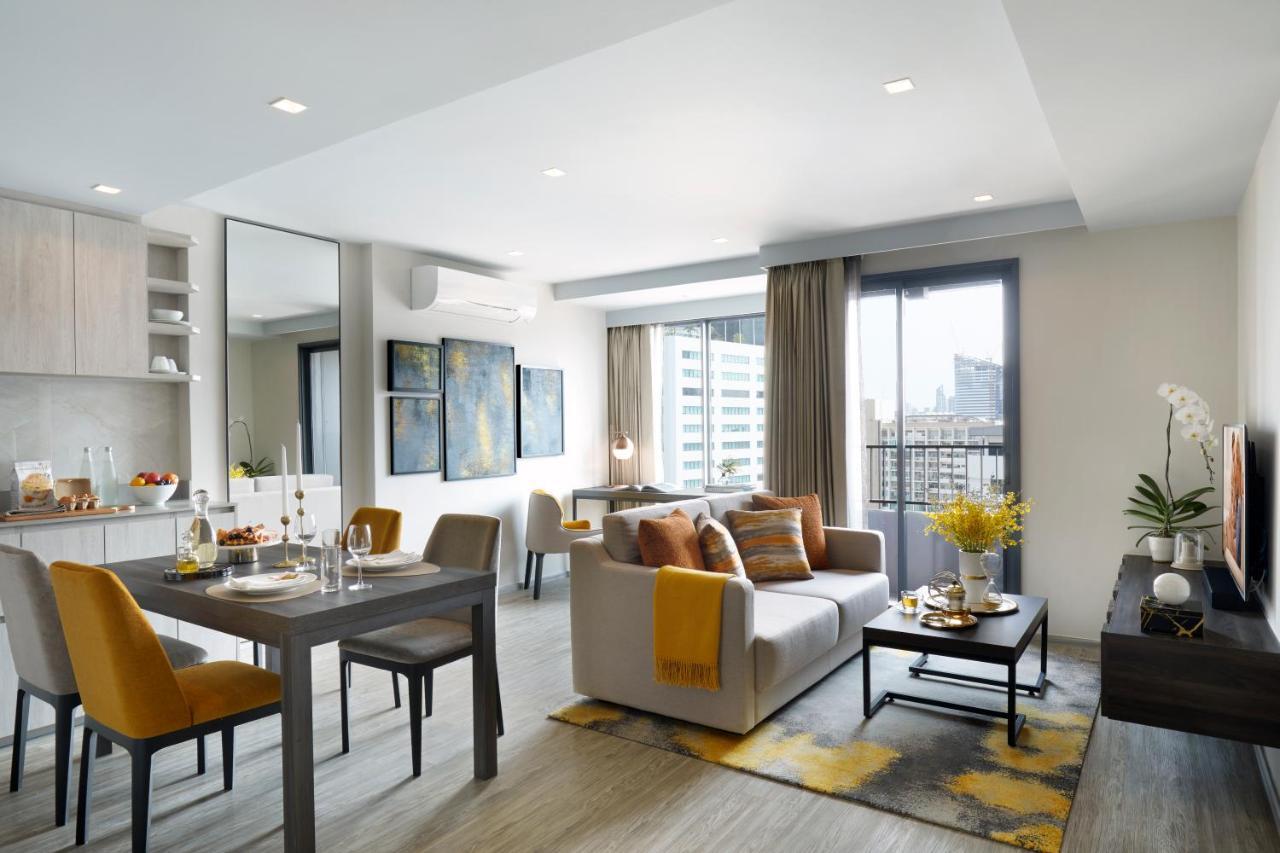 Somerset Rama 9 Bangkok Exteriér fotografie The interior of a typical apartment at The Panorama